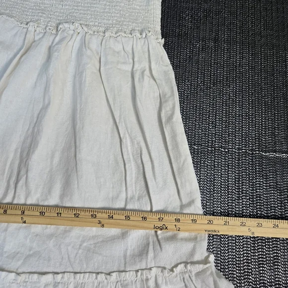 4OUR Dreamers White Dress Tiered Tube Top Size Small White NWT - Picture 13 of 16